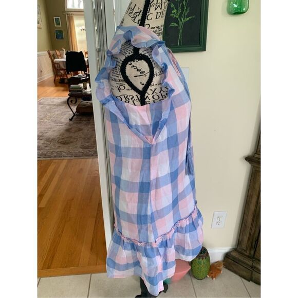 Ella Gray Pastel Gingham Summer Dress - Picture 3 of 13